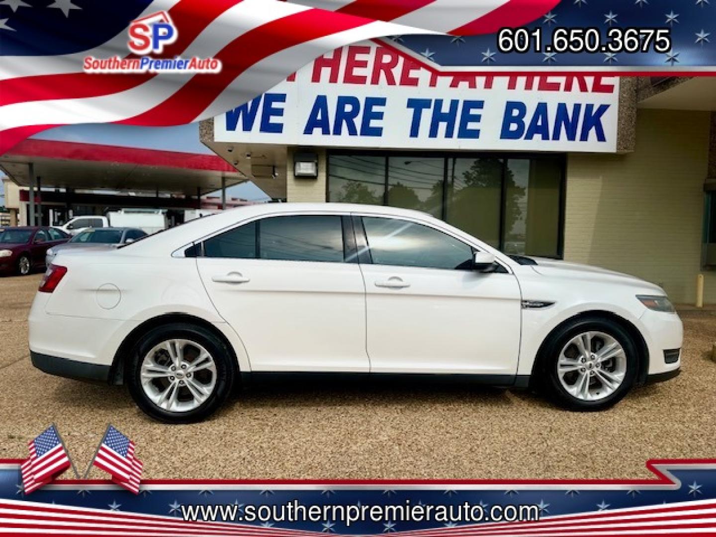 2015 WHITE FORD TAURUS SEL (1FAHP2E86FG) , located at 922 W. Beacon St., Philadelphia, MS, 39350, (601) 650-3675, 32.770447, -89.127151 - Photo#6